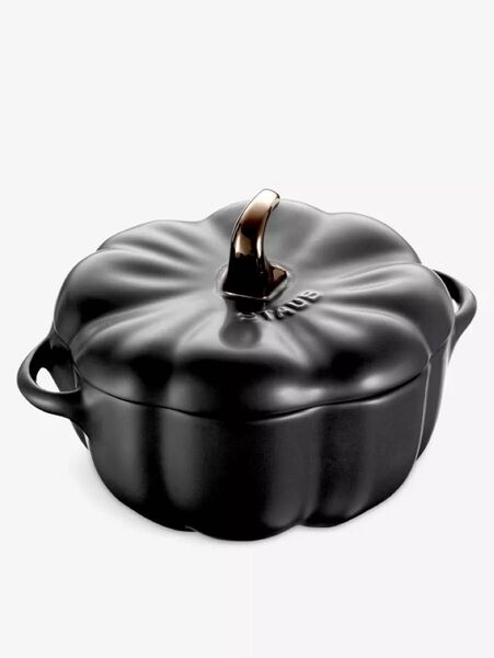 STAUB ストウブ パンプキン セラミックココット 12cm ブラック 新品 Pumpkin Ceramic Cocotte