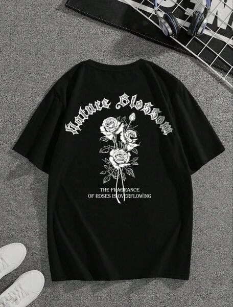 大人気で即日完売!!やりらに大人気Tシャツ クロムハーツ アダムスジャグラー バラ バラT