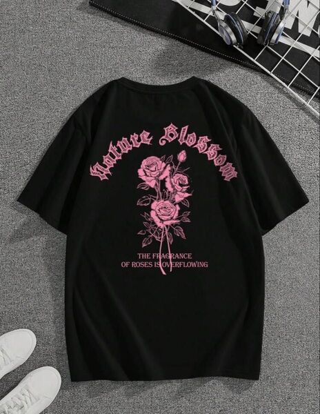 入手困難!完売品!まじ大人気!やりらはみんな着用!!バラT ブロッサムTシャツ アダムスジャグラー ファットランク クロムハーツ