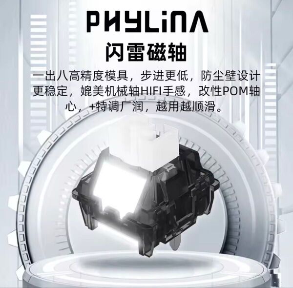 PHYLINA 雷磁軸 磁気スイッチ 新品5個