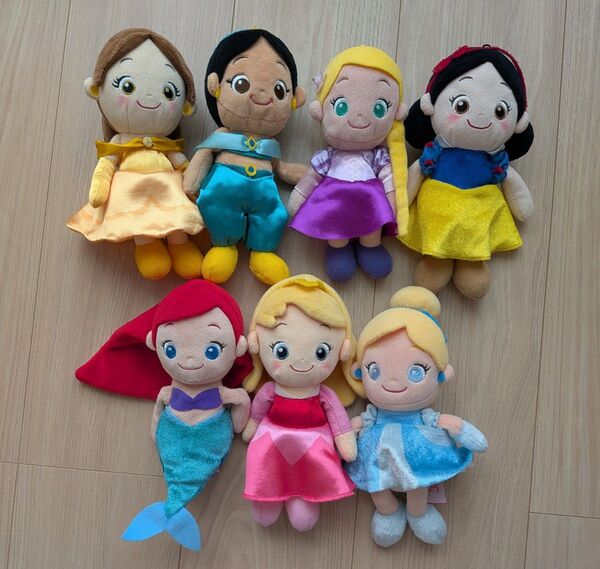 ディズニープリンセス ぬいぐるみセット ビーンズコレクション