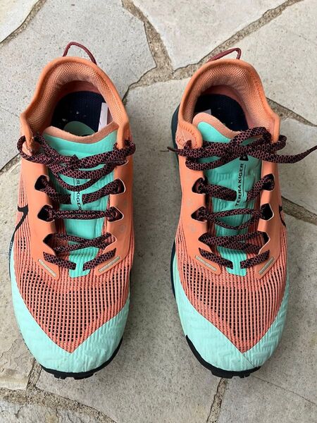 Nike ナイキ ガイガー8 トレイルランニングシューズ オレンジ トランスミントフォーム DH0649-801