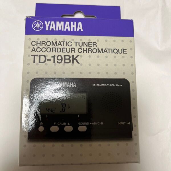 YAMAHA のクロマチックチューナーTD-19BK