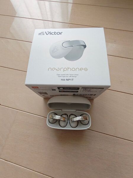 nearphones イヤーカフ型 ワイヤレスイヤホン HA-NP1T-W オフホワイト