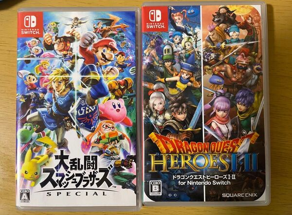 Switch ソフト2本セット 大乱闘スマッシュブラザーズSPECIAL ドラゴンクエストヒーローズI・II