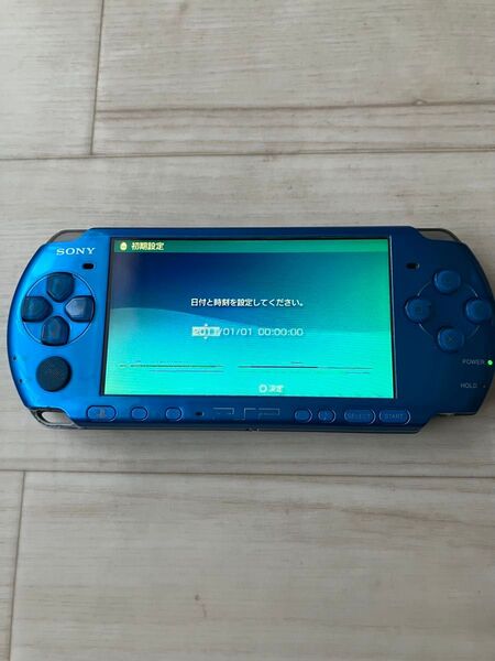 SONY PSP 3000 ブルー動作確認済み