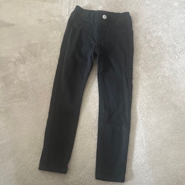 子供用レギンスパンツ 黒 100cm GU