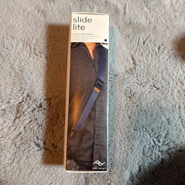 ピークデザイン カメラストラップ Slidelite ネイビー