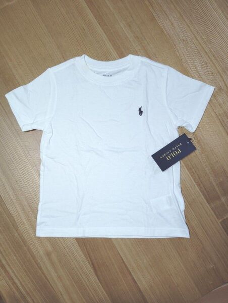 新品!訳あり!ラルフローレン半袖Tシャツ 100cm 白ホワイト