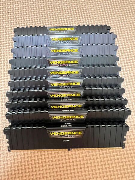CORSAIR VENGEANCE LPX DDR4 /8GB-2666MHz×10枚メモリーセット 動作品