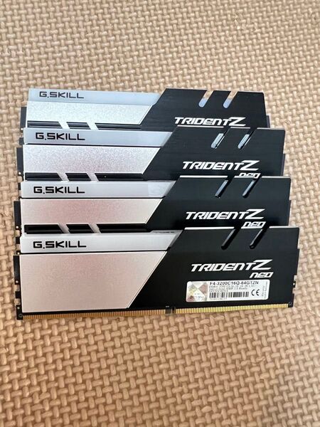 G.SKILL TRIDENT Z NEO DDR4 64GB(16GB×4)パソコン用 増設 メモリー