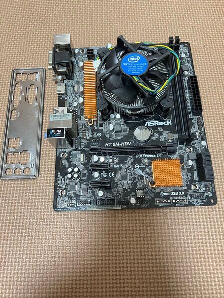 ASRock H110M-HDV マザーボード 動作品