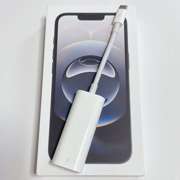 美品!Apple純正 Thunderbolt 3(USB-C)- Thunderbolt 2アダプタ