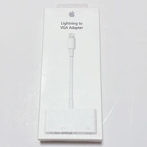 新品未開封品! Apple純正 Lightning - VGAアダプタ AVアダプタ