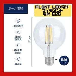 LED電球 エジソン電球 FLSNT 電球色 フィラメント電球 レトロ電球