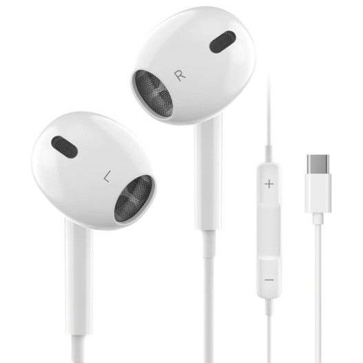 イヤホン タイプc イヤホンマイク クリア通話 iPhone15/16対応 2025新版 有線HiFi 有線 ハイレゾ