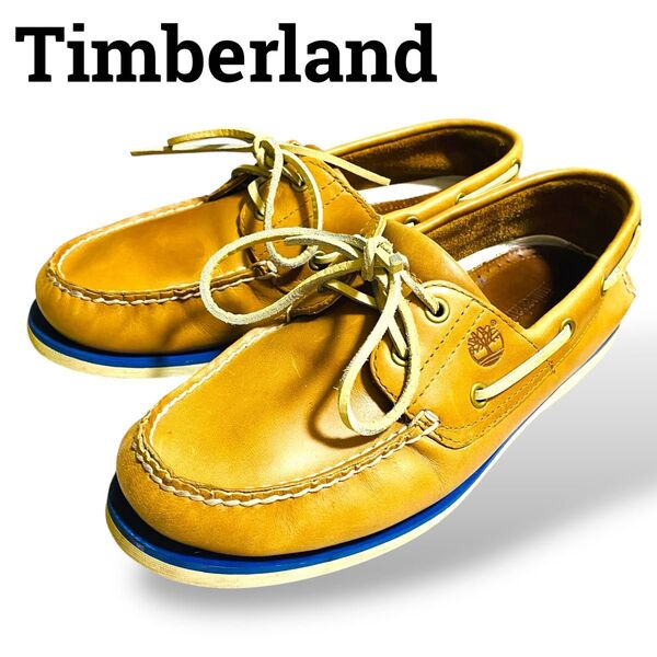 ティンバーランド Timberland モカシンドライビングシューズレザー デッキシューズ ブラウン