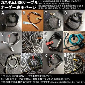 カスタムUSBケーブル オーダー専用ページ