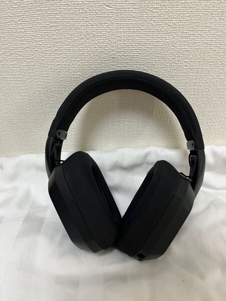 【美品】ワイヤレスヘッドホン ブラック ゲーミングヘッドホン