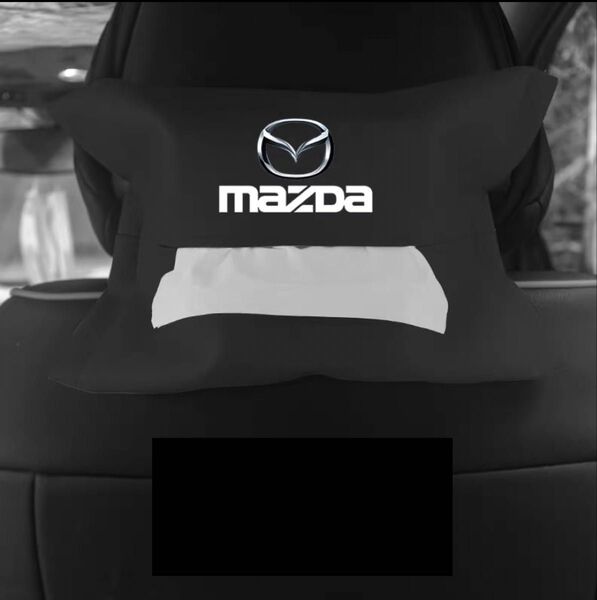 マツダ Mazda エンブレム 自動車用 ティッシュケース ティッシュカバー