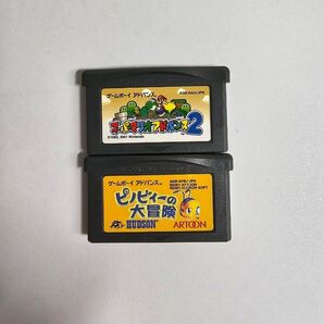 GBA スーパーマリオアドバンス2とピノビィーの大冒険セット ソフトのみ