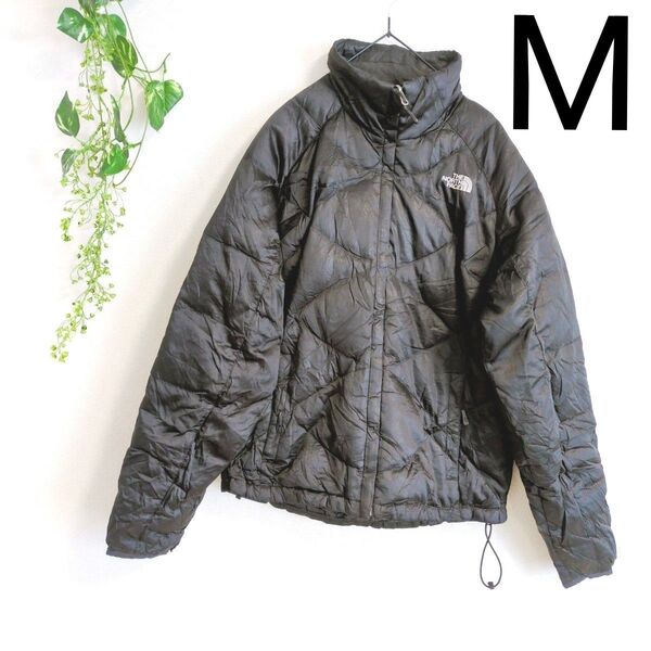 USA古着 アメリカ古着 ノースフェイス 550 ダウン アウター ブラック レディース M THE NORTH FACE