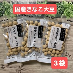 きなこ大豆 3袋 友口 国産 チャック付袋 405g (135g × 3袋 ) きなこスイーツ お菓子 おやつ