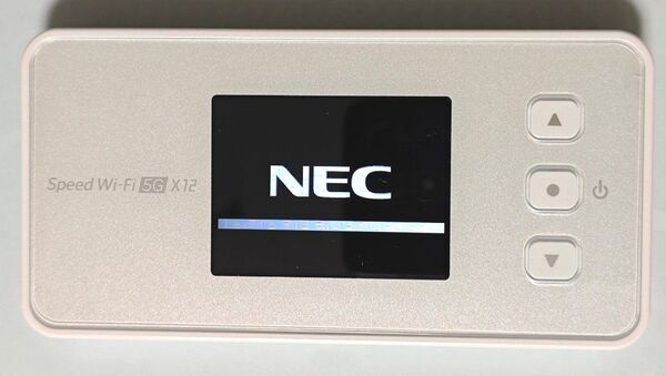 NEC Speed Wi-Fi 5G X12 NAR03 au アイスホワイト