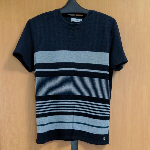 Hush Puppies ボーダー柄Tシャツ メンズ