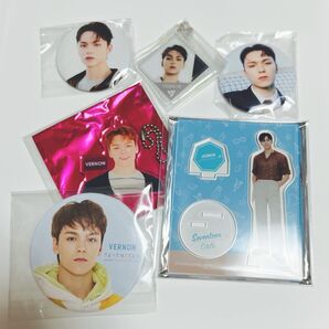 SEVENTEEN バーノン 6点セット 缶バッジ アクスタ アクキー