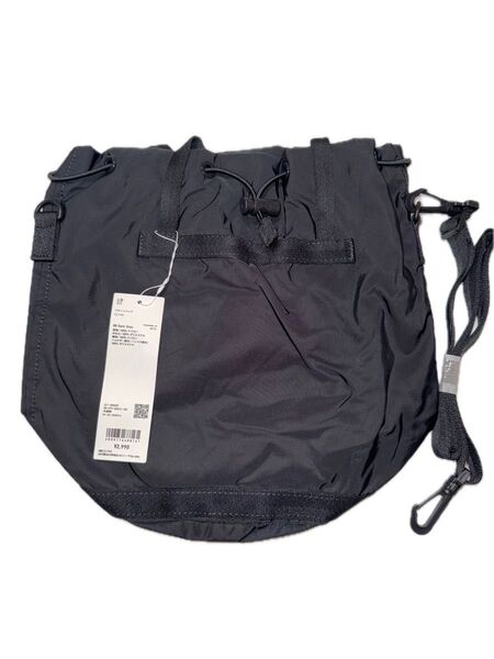 【新品・未使用】UNIQLO ユニクロ バケットバッグ ミドルサイズ(ダークグレー)タグ付き