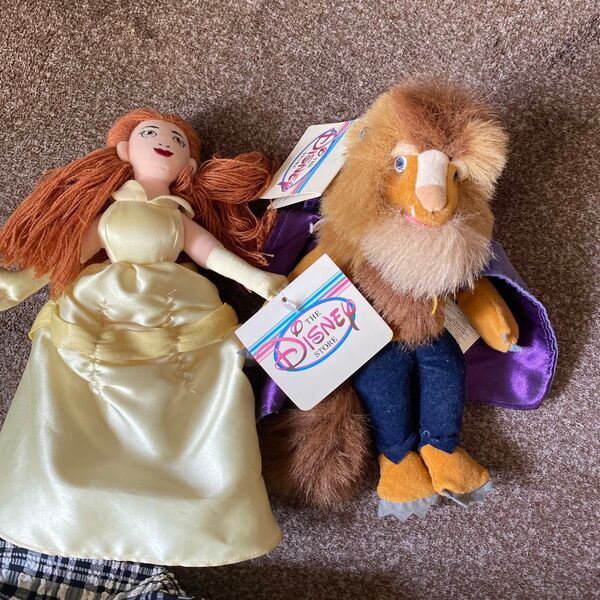 美女と野獣 ぬいぐるみ 2体セット ディズニーストア