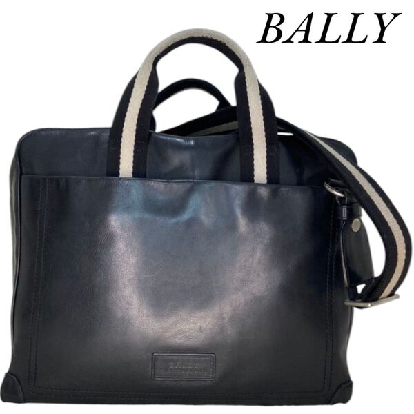 BALLY バリー トレインスポッティングトレスポ ビジネスバッグ ショルダーバッグ ブリーフケース 2WAY 自立 メンズ 黒
