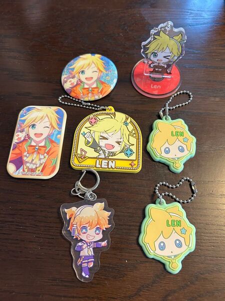プロセカ 鏡音レン 缶バッチ アクリルキーホルダー