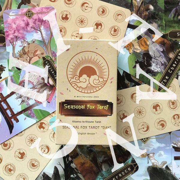 Seasonal Fox Tarot季節とキツネ タロットカード 占い オラクル