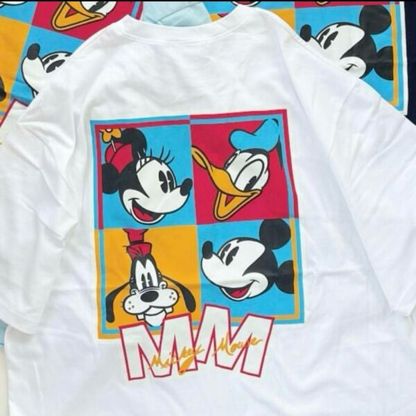 新品 ディズニー ミッキーマウスとその仲間たち 半袖Tシャツ 2枚セット ミニードナルドグーフィー
