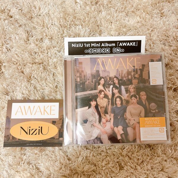 AWAKE NiziU 通常盤 CD 結婚式 bgm kpop alwaysミイヒ マユカ アヤカ