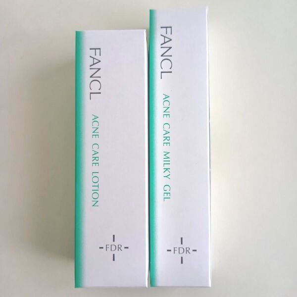 【新品・未開封】FANCL ファンケル アクネケア 化粧液 30ml、ジェル乳液 18g