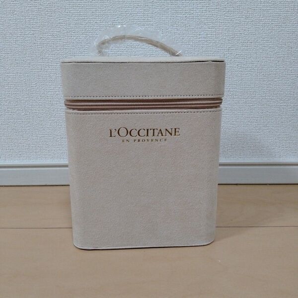 未使用品 ロクシタン メイクボックス ベージュ コスメボックス ノベルティ ロゴ