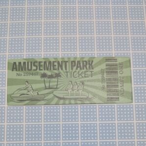 ステッカー シール チケット風 アミューズメントパーク 遊園地