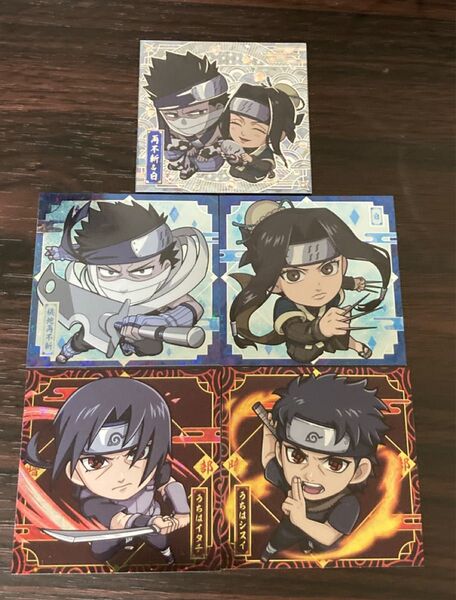 にふぉるめーしょん NARUTO 疾風伝 シールウエハース 再不斬&白 イタチ&シスイ シール
