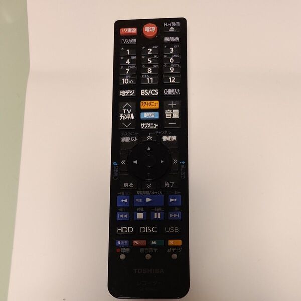 レコーダー用リモコン TOSHIBA 東芝 SE-R0466