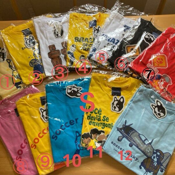 サッカージャンキー Tシャツ S 男女兼用 9番一枚