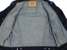 即決★米国製 Levi's 70557-XX★メンズL サード Gジャン 3rd リーバイス 40 ビッグE デニムジャケット ジージャン バレンシア製_画像4