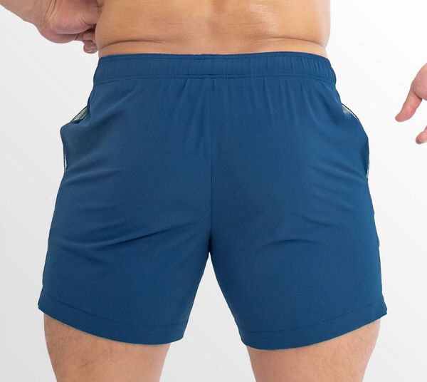 【完売品】EGDE GRAVE ショートパンツ 【3816】 ブルー XL 新品 送料無料 1点のみ