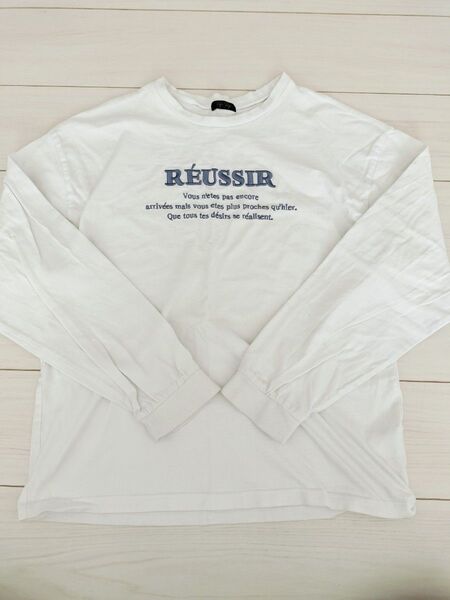 Tiptop ロゴ刺繍 長袖Tシャツ ロンT