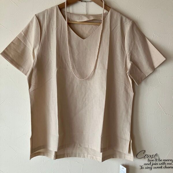 シンプルtシャツ コットン100 綿tシャツ Vネック