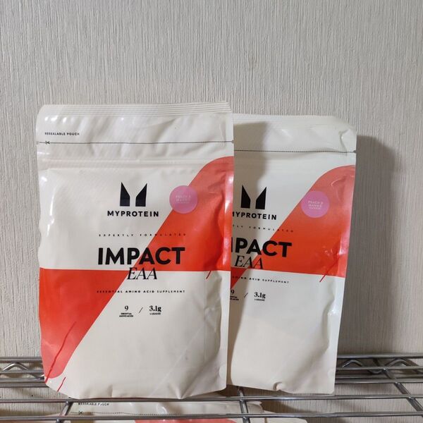 EAA 250g ×2個セット ピーチマンゴー MYPROTEIN 500g