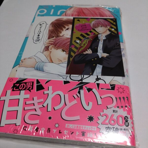 ピンクとハバネロ 新品未読 喜久屋書店特典イラスト メタリックカード