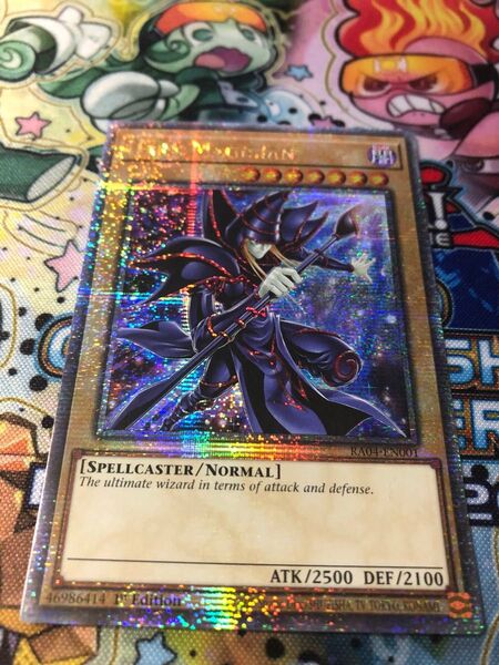 【完美品】遊戯王 北米版 25thシク ブラック・マジシャン 絵違い クオシク